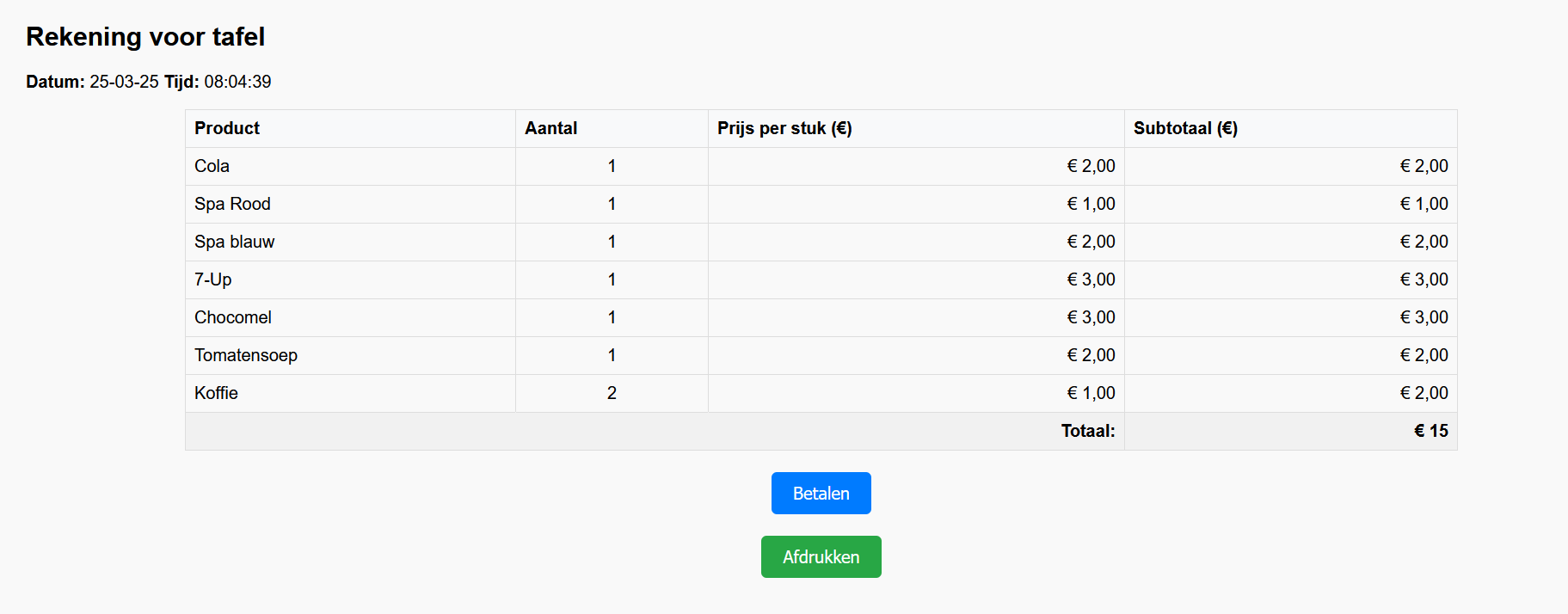 Boekingsapplicatie project